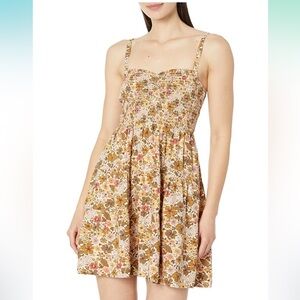 Madewell dress Tucker Tie Strap Lucie floral minidress Large L
